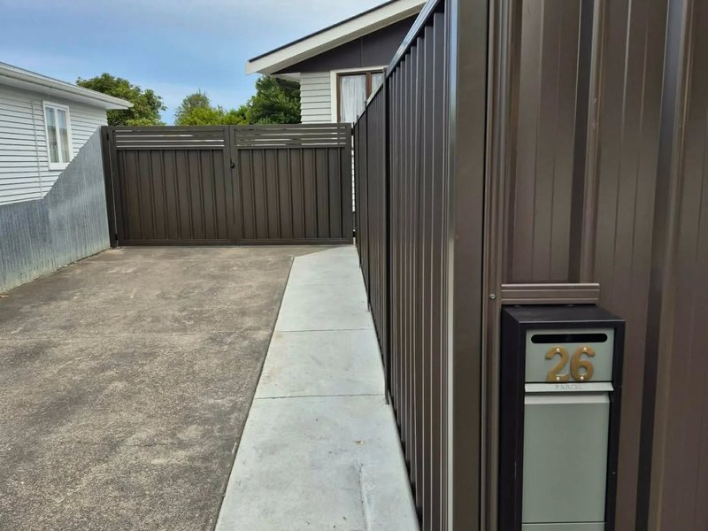 Bronze ColorSteel fence and gate